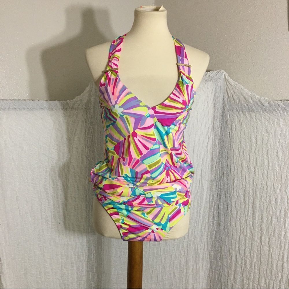 Cremieux Colorful Two Piece Tankini Size M/L